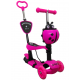 R-Sport Dětská třikolová koloběžka 5v1 s LED kolečky H3 Pink