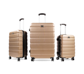 Aga Travel Sada cestovních kufrů MR4650 Zlatá