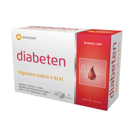 Avanso Diabeten Pro regulaci hladiny cukru v krvi 30 tobolek