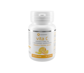 Avanso Vita C 500 mg s postupným uvolňováním Pro imunitu a fyzické zdraví 30 tobolek
