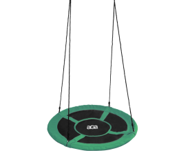 Aga Závěsný houpací kruh 90 cm Tmavě zelený