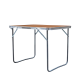 Aga Skládací kempingový stolek 80x60x70 cm Hnědý