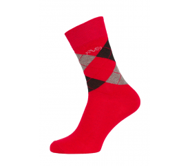 Versace 19.69 Ponožky BUSINESS 5-Pack Red-Black (C176)