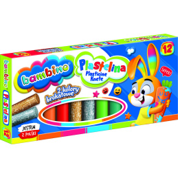 Bambino  Plastelína klasická 12 barev
