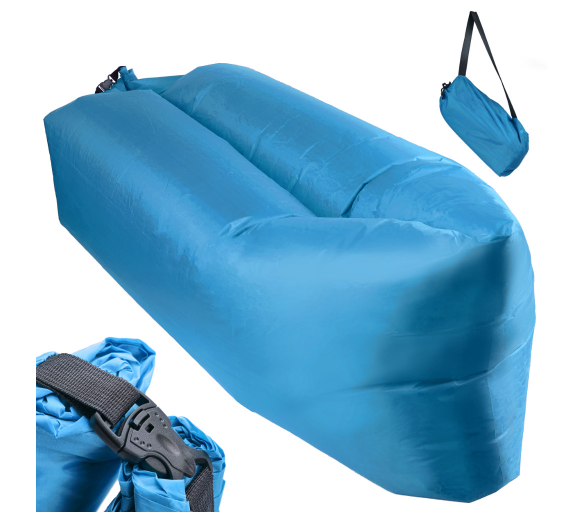 Aga Nafukovací vak Lazy bag 200x70cm modrá