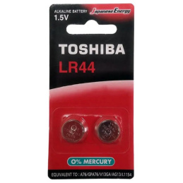 Baterie Toshiba AG13 LR44 A76 - 2 ks