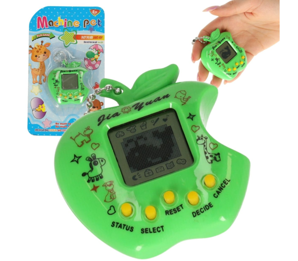 Aga Elektronická hračka Tamagotchi 49v1 Zelená