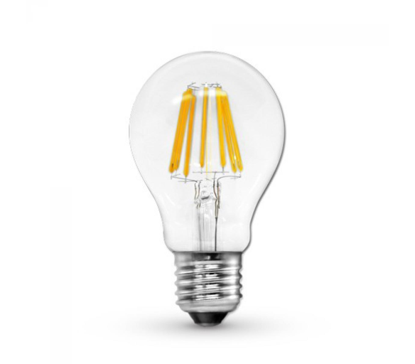 LED žárovka - E27 - 10W - 1050Lm - filament - teplá bílá