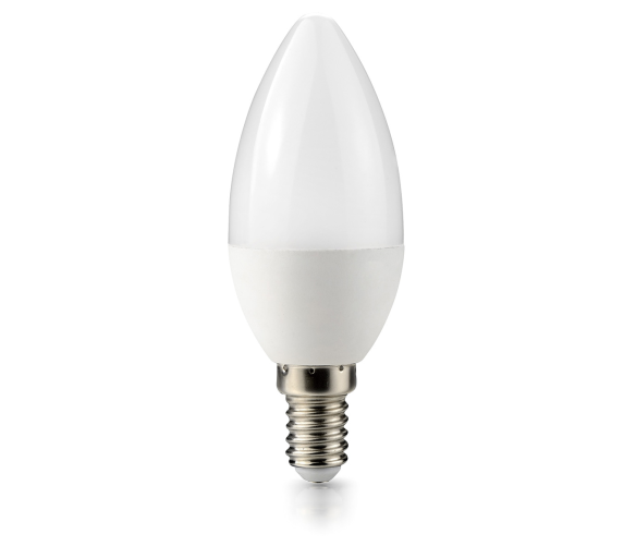 LED žárovka - E14 - 1W - 85Lm - svíčka - neutrální bílá
