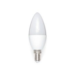 LED žárovka C37 - E14 - 8W - 655 lm - teplá bílá