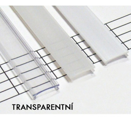 Transparentní difuzor KLIK pro profil - D, Y, Z - 2m