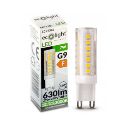 LED žárovka - G9 - 7W - studená bílá