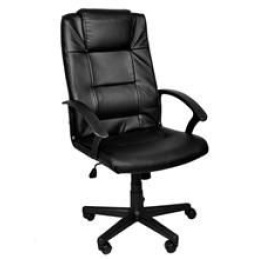 Kancelářská židle eko kůže černá Malatec 8982