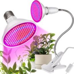 LED Lampička pro pěstování rostlin s klipem GROW 9.5 W Malatec 16348
