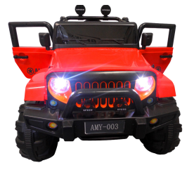 R-Sport Jeep X3 velký 4x4 Elektrické autíčko Červené