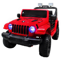 R-Sport Elektrické autíčko Jeep X10 velký, 2-motorový Červený