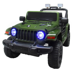 R-Sport Velký Jeep X10 2-motorový Zelený