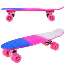 FISZKA Skateboard pro dívky SP0577 Růžový