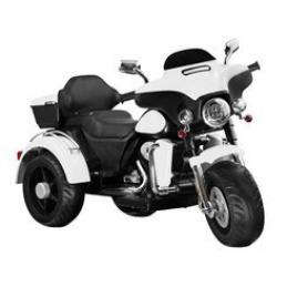 Elektrická motorka CHOPPER PA0254 Bílá