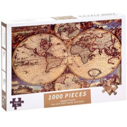 Puzzle starožitné Mapy světa ZA3963