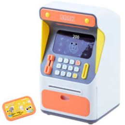 Dětská pokladnička Bankomat ZA3998 - Oranžová