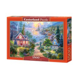 CASTORLAND puzzle 1500 dílků - Pobřežní bydlení