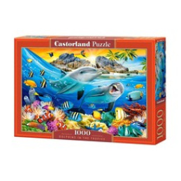 CASTORLAND puzzle 1000 dílků - Delfíni v tropech
