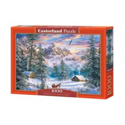 CASTORLAND puzzle 1000 dílků - Horské Vánoce