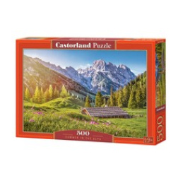 CASTORLAND Puzzle 500 dílků - Léto v Alpách