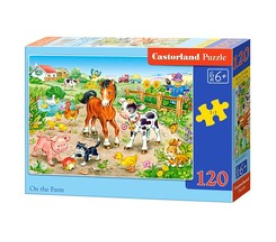 CASTORLAND Puzzle 120 dílků - Na farmě