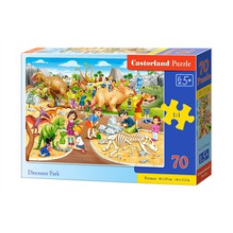 CASTORLAND Puzzle 70 dílků - Dinosauří park
