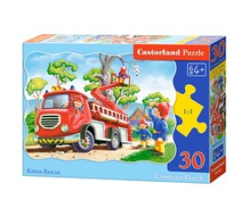 CASTORLAND puzzle 30 dílků - Záchrana koťat