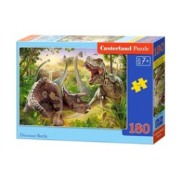 CASTORLAND Puzzle 180 dílků - Dinosauří bitva