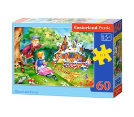 CASTORLAND Puzzle 60 dílků - Jeníček a Mařenka