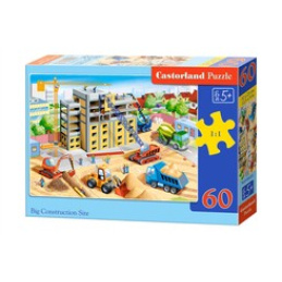 CASTORLAND Puzzle 60 dílků - Velké staveniště