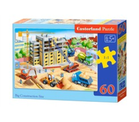 CASTORLAND Puzzle 60 dílků - Velké staveniště