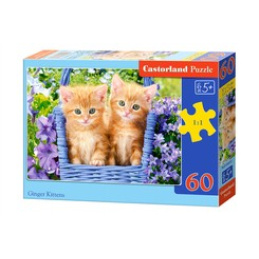 CASTORLAND Puzzle 60 dílků - Zrzavá koťata
