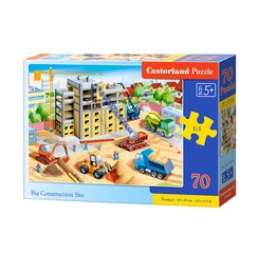 CASTORLAND Puzzle 70 dílků - Velké staveniště
