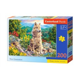 CASTORLAND puzzle 200 dílků - Nová generace