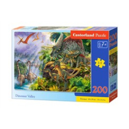 CASTORLAND puzzle 200 dílků - Údolí dinosaurů
