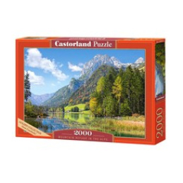CASTORLAND puzzle 2000 dílků - Horské útočiště v Alpách