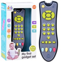 Interaktivní hračka Dálkové ovládání TV pro děti ZA4433 Šedý