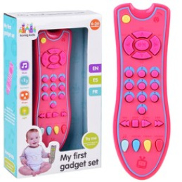 Interaktivní hračka Dálkové ovládání TV pro děti ZA4433 Růžový