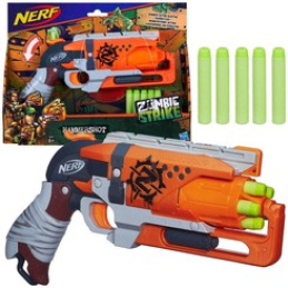 Nerf Zombie Strike Hammer pistole + 5 nábojů ZA4579