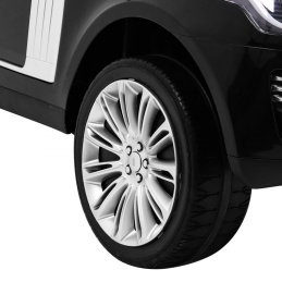 Range Rover HSE 2místné dětské auto černé + dálkové ovládání + 5 ks pásů + audio panel + LED dioda