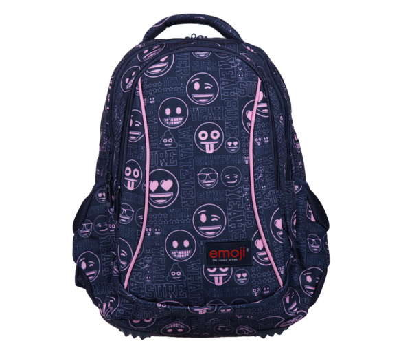 St.RIGHT Školní batoh tříkomorový Emoji