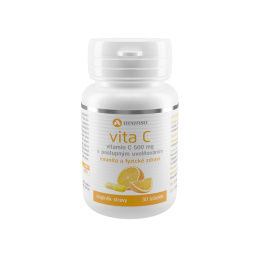 Avanso Vita C 500 mg s postupným uvolňováním Pro imunitu a fyzické zdraví 30 tobolek