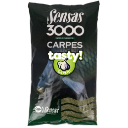 Sensas Krmítková směs 3000 Carp Tasty Garlic 1kg