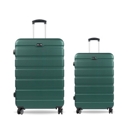 Aga Travel Sada cestovních kufrů S+M CZ215 Zelená